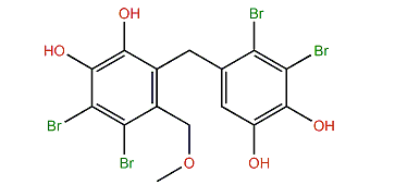 6-(2,3-Dibromo-4,5-dihydroxybenzyl)-2,3-dibromo-4,5-dihydroxy benzyl methyl ether
